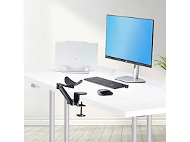 Verstelbare Armsteun voor Bureau zwart