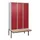 locker met bank,HxBxD 2120x1200x815mm,3vak,vak B 400mm,cil.-slot