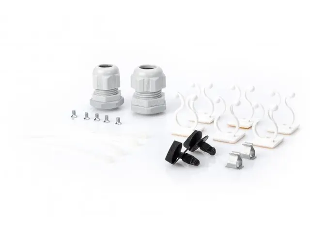 Glasvezel-lasdoos 1U snelontgrendeling M20/M25 kabelinvoer grijs