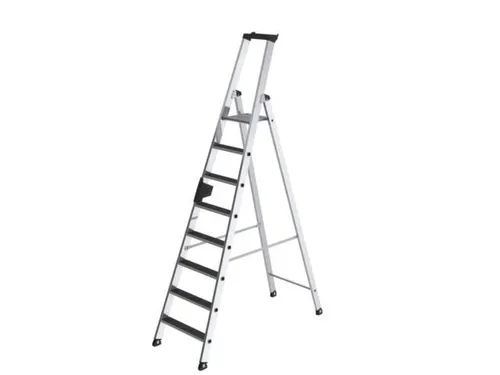 Ladder Aluminium Bordes 1.87m Aan Eenzijdig 8treden Bordes