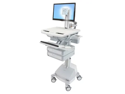 Medische Trolley StyleView-wagen met LCD-draaipunt SLA Voeding 2 laden