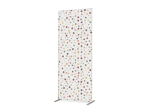 Scheidingswand Textiel Deco 85x200cm Dots Earth
