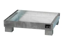 Opvangbak Staalplaat 220x900x800mm Opvangvol. 68l Open Verzinkt