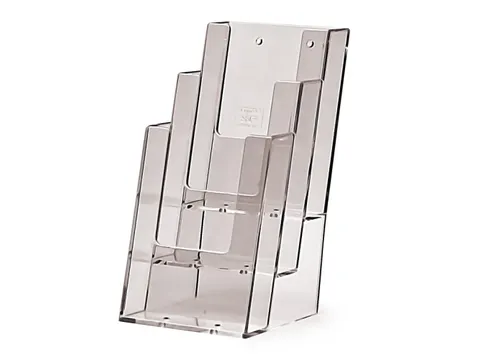 Folderhouder Balie of Wand 3x 1/3 A4 Staand