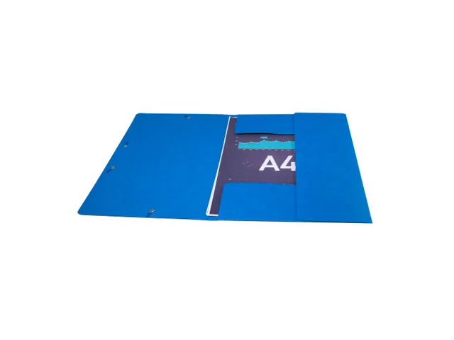 Elastomap Nature Future gekorreld glanskarton A4 600 g/m² blauw