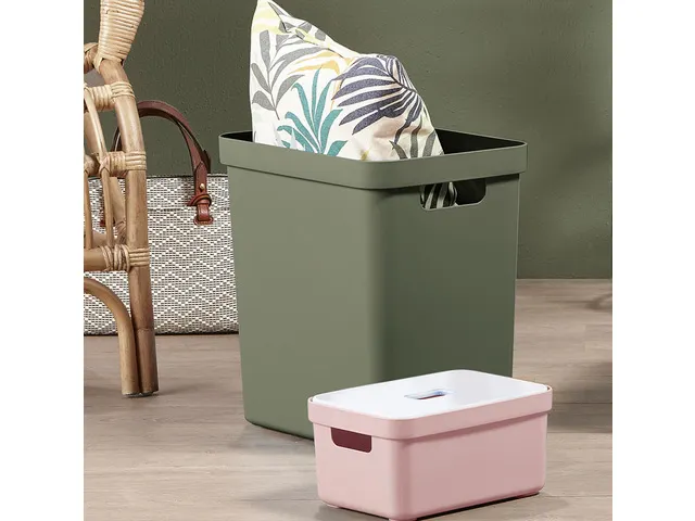Sigma Home opbergbox 25L donkergroen - 35x24,6x36,3cm
