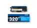Tonercartridge Brother TN-320C blauw