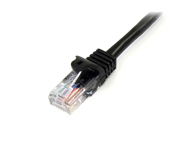 1m Cat5e patchkabel met snagless RJ45 connectors UTP zwart