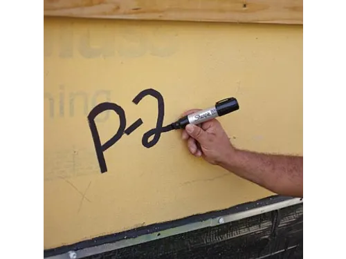 Pro Magnum Permanent Marker Beitelpunt Zwart
