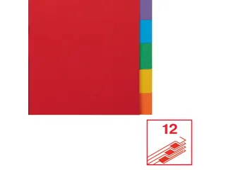 Tabblad Esselte A4 11-Gaats Karton 12-Delig Zonder Voorblad - 10