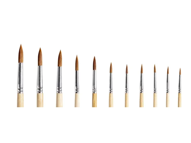 Penseel Qrea synthetisch haar nr 1 breedte 2,7mm