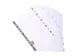 Bedrukte tabbladen karton 160g A4 Maxi 10-delig 1-10 Wit -