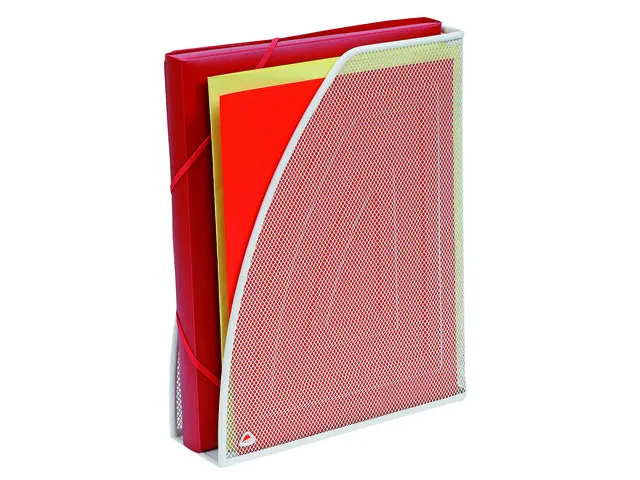Porte-revues Alba Meshmag BC A4 en métal blanc