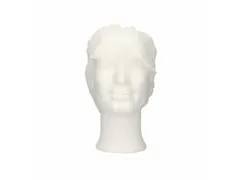 PPnw pet met klep en haaropvang wit 'snood cap' 1000 Stuks