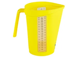 Vikan 60006 Hygiene maatbeker Geel 2 Liter - 1