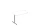 aanbouwtafel,i.h.v.,v. C-voet,HxBxD 730x1000x600mm,blad wit,C-voet wit