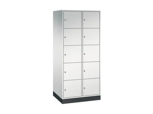 grootvolume-lockersysteem,RAL 7035,HxBxD 1950x820x600mm,2x5vakken