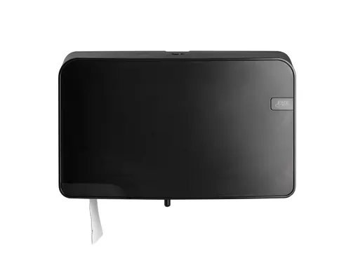 Euro 441057 Quartz Toiletrolhouder mini duo jumbo Black