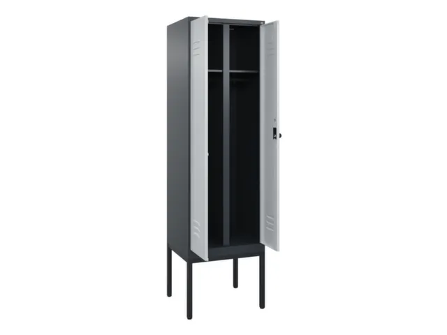 locker voor scheiding van kleding,HxBxD 2120x600x500mm,2vak