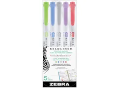MILDLINER markeerstift Cool 5 x assorti kleuren dubbele punt