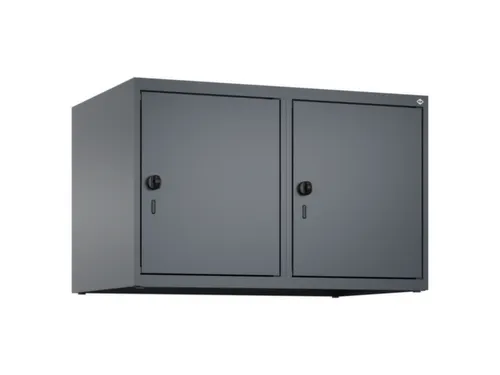 opzetkast,v. locker,2vak.,vak B 400mm,HxBxD 500x800x500mm,draaigrendel