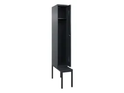 locker met bank,HxBxD 2120x300x815mm,1vak,vak B 300mm,cilinderslot