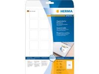 Etiketten Verwijderbaar Herma 10108 40x40mm Wit
