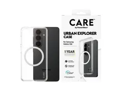 PanzerGlass CARE by Urban Explorer Case Transparent w. White Qi