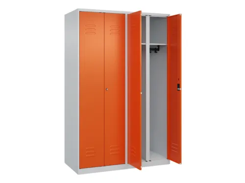 locker voor scheiding van kleding,HxBxD 1850x1200x500mm,4vak