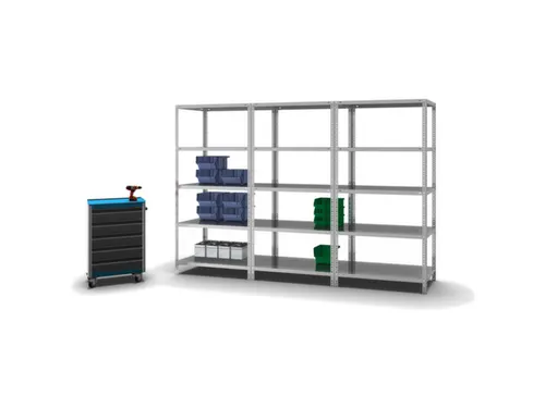 magazijnstelling,grondveld,HxBxD 2000x1000x600mm,vaklast 350kg