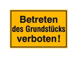 verbodsbord,Betreden van het terrein verboden!,aluminium gemerkt