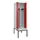 PBM-locker met bank,HxBxD 2120x600x815mm,2vak,vak B 300mm