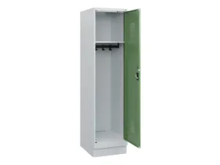 schoollocker,HxBxD 1630x400x500mm,1vak,vak B 400mm,cil.-slot,sokkel - 1