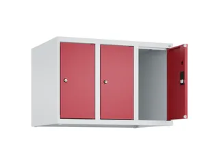opzetkast,v. locker,3vak.,vak B 250mm,HxBxD 500x750x500mm,vleugeldeur - 2