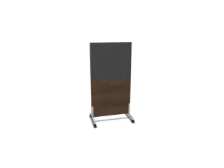 scheidingswand,HxB 1545x800mm,NV bruin hickory,BN8010-antraciet - 1