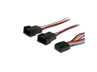 30cm 4-pins Splitterkabel Y-adapter voor Ventilatorvoeding F/M - 1