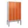 dubbeldekse locker,HxBxD 2120x1200x500mm,4x2vak.,vak B 300mm,cil.-slot