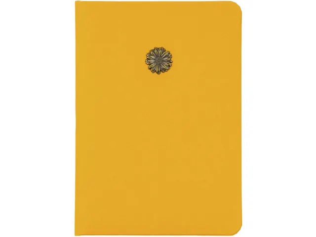Notitieboek Èccolo Essential Yellow Daisy lijn ca.13x18cm 80gr. 256pa