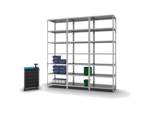 magazijnstelling,grondveld,HxBxD 3000x1000x600mm,vaklast 350kg