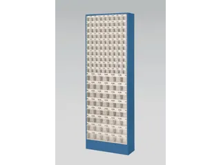 Transparante Magazijnbakken 138Bakken Abs-Kunststof Corpus Ral5007 - 2