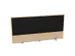 panneau de rehausse,p. table de bureau,NE-érable,BN8033-noir