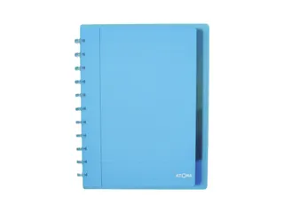 Schrift Atoma A4+ lijn 120blz 90gr PP transparant assorti - 8