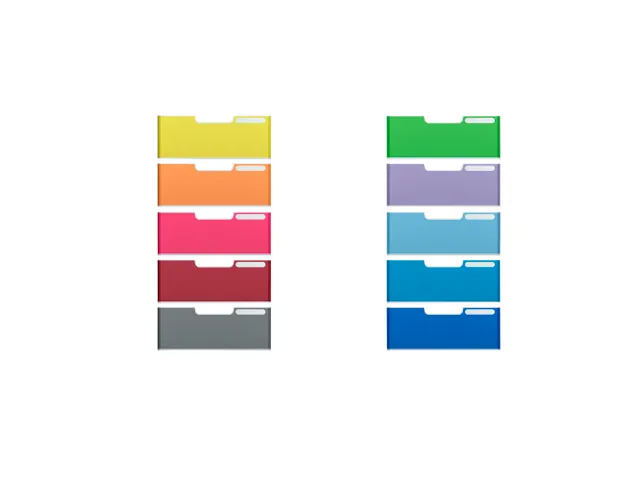 MODULODOC set van 10 voorzijden A4 jumbo formaat Classic Assorti