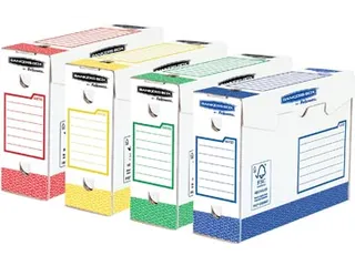 Basic Archiefdoos A4 Heavy A4 Assorti - 1
