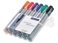 Staedtler Merkstift Lumocolor 6 Stuks