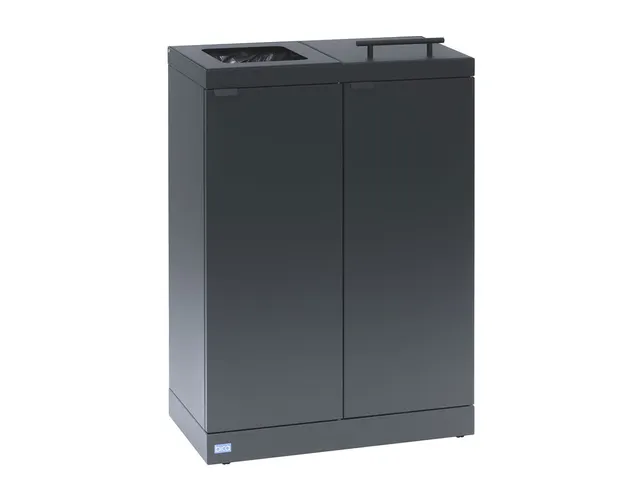 Afvalscheidingsunit 2x65 Liter Antraciet