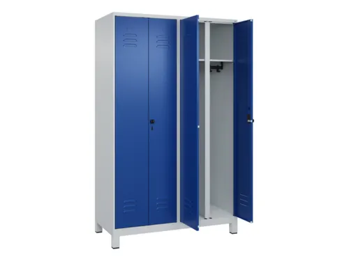 locker voor scheiding van kleding,HxBxD 1950x1200x500mm,4vak