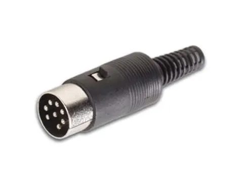 Mannelijke Audio Din Plug - 8P - Zwart