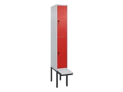 Dubbeldekse dekenkist,HxBxD 2120x300x815mm,1x2vak.,vak B 300mm