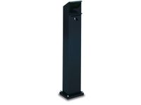 Asbakstaander Vierkant Staal 2 Liter Hxbxd 1150X180X150Mm Overkapping